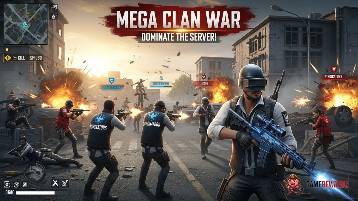 BGMI: Mega Clan War - Dominate the Server!